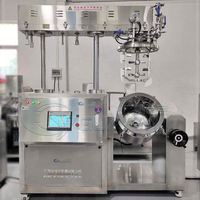 Machine à émulsionner sous vide pour la fabrication de crèmes cosmétiques, machine à émulsionner sous vide pour crème pour le visage