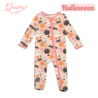 Pyjama en coton de bambou WEIWEI, barboteuse pour bébé, vêtements pour bébé en bambou biologique, pyjama doux pour enfants, pyjama en bambou pour bébé