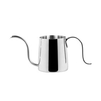 Bouilloire à bec de cygne Nibu 250ML en acier inoxydable, design moderne, écologique, pour café filtre, petite, à suspendre, pour le café et le thé