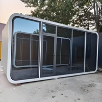 Cabine extérieure modulaire et étanche Apple Cabin pour hôtel Live Work Office Pods Houses Bedroom Living Room Park Bathroom Villa