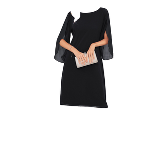 Vestidos de Chifón Sólido para Mujer, Estilo De Maison, Personalizados, para Oficina, Primavera, Elegantes, Dulces, para Fiesta, Tallas 8-20, con Mangas con Volantes - Product Image 2