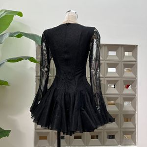 Abito autunno nuovo stile elegante e leggero in pizzo <span class=keywords><strong>a</strong></span> maniche lunghe - Product Image 6