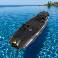 Planche de surf électrique à grande vitesse 55 km/h en fibre de carbone pour adultes, sports nautiques avec batterie 48V