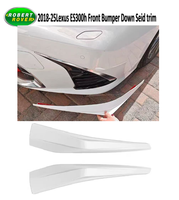 Applicable aux Lexus ES300h 2018-25, garniture latérale inférieure du pare-chocs avant, couleur blanche