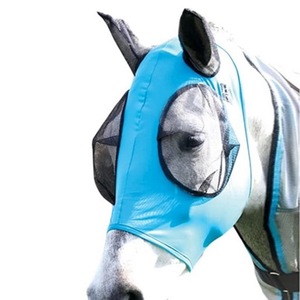 Masque anti-mouches en <span class=keywords><strong>maille</strong></span> Horshi en stock masque de cheval à prix bon marché avec couvre-oreilles - Product Image 1