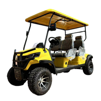 [Meilleure vente] 2025 nouveau modèle chariot de golf 6 places 6 passagers chariot de golf électrique batterie au lithium chariot de golf tout-terrain