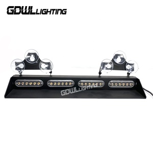 24LED lumière stroboscopique 12V 24V avertissement d'urgence flic LED pont tableau de bord stroboscopique feux d'avertissement pour voiture - Product Image 1
