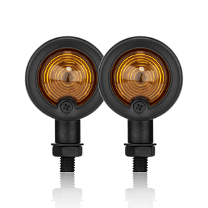 10MM 12V 5W motocicleta Mini bala intermitente ámbar indicador de señal de vuelta de luz para Cafe <span class=keywords><strong>Racer</strong></span> - Product Image 3