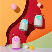 Hydratant Ultrasonique Usb 300ml Mini Lapin Humidificateur D'air Avec Veilleuse Colorée pour La Maison