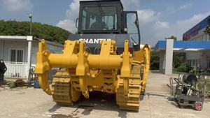 รถดันดิน Shantui SD22 สีเหลือง มือสอง พร้อมเครื่องยนต์ Cummins แขนไฮดรอลิก ใบมีดขนาด 4 เมตร สำหรับงานดันดิน - Product Image 5