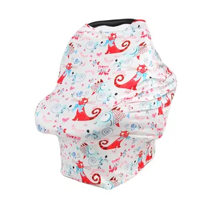 Nursing Cover Menyusui Cover Elastis Kursi Mobil Penutup untuk Bayi