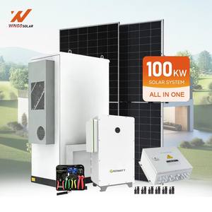 Гибридная система хранения солнечной энергии Growatt 100 кВт/125 кВт с батареями и панелями 100 кВт - Product Image 1