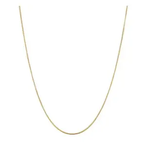 SP Fashion Free Sample 1MM Dünne Schlange Custom Jewelry 18 Karat vergoldete Edelstahl Halskette