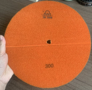 Bantalan pemoles berlian 10 inci 250 mm cakram pengamplasan jalur Resin memperbarui beton lantai bantalan pemoles perbaikan Grit lantai 50 hingga 3000 - Product Image 3