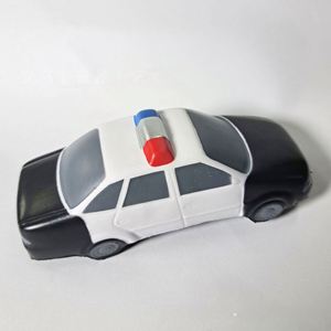 Jouets anti-stress publicitaires en mousse PU personnalisés en usine, en forme de balle de police, pour voiture - Product Image 4