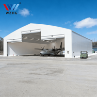 Hangar Moderno con Estructura de Hierro para Proyectos de Construcción