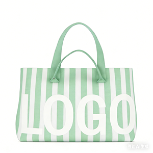 Sac à main en tricot tendance avec motif imprimé personnalisé, sac fourre-tout réutilisable pour un usage quotidien - Product Image 4