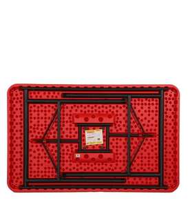 Muebles plegables portátiles de plástico HDPE, máquina de moldeado por soplado para el hogar, café, <span class=keywords><strong>camping</strong></span>, picnic, boda, Color Rojo - Product Image 2