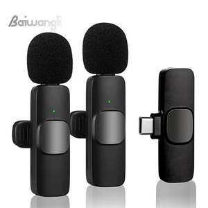 Micrófono Lavalier Inalámbrico K9, Mini Micrófono Portátil para Grabación de Audio y Video, para iPhone, Android, Transmisión en Vivo, Juegos, Micrófono para Teléfono - Product Image 2