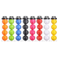 Logo personnalisé Nouvelle arrivée Balles de squash sans couture pour la compétition et l'entraînement Pickleball 40 trous d'extérieur avec noyau en nid d'abeille