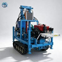 Foreuse de puits d'eau sur chenilles Dolphin 22HP/32HP/35HP/60HP, diesel, 120m, 150m, 200m