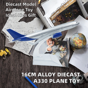Modelo de Avión a Escala 1:400 de 16 cm, Avión A330 de Aeroflot, Juguete de Resina Coleccionable para Niños - Product Image 2