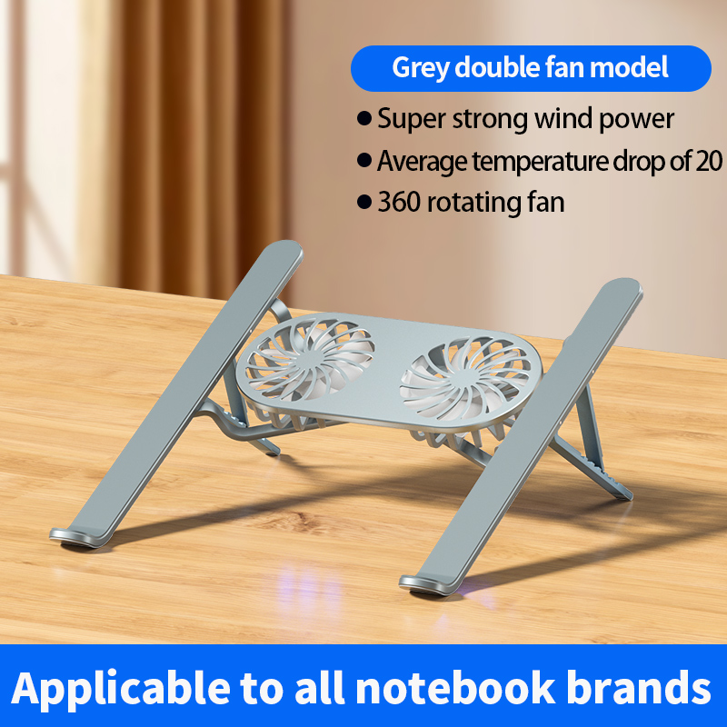 Modèle double ventilateur gris