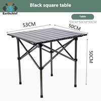 Table pliante portable en métal Yutang, idéale pour le camping, les pique-niques et les barbecues – Nouveauté très demandée