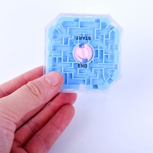 <strong>Cube</strong> Puzzle Labyrinth Toys Rolling Play Kids Ten Face Bead 3d Mini Pinball <strong>Maze</strong> <strong>Game</strong> - Product Image 3