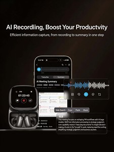 หูฟังไร้สาย Soundcore Liberty 5 Pro Max ANC พร้อมระบบบันทึกเสียง AI หูฟังบลูทูธพร้อมเคสชาร์จแบบหน้าจอสัมผัส - Product Image 3