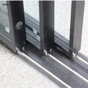 <span class=keywords><strong>Porte</strong></span> <span class=keywords><strong>coulissante</strong></span> en alliage d'aluminium, <span class=keywords><strong>porte</strong></span> <span class=keywords><strong>coulissante</strong></span> en verre à rupture de pont thermique <span class=keywords><strong>simple</strong></span> pour balcon, cuisine, salon, silencieuse - Product Image 4