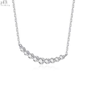 Collar de Diamantes Naturales de Oro Sólido de 18K con Diseño Minimalista de Alta Calidad, Producto Más Vendido y Popular para Chicas - Product Image 2