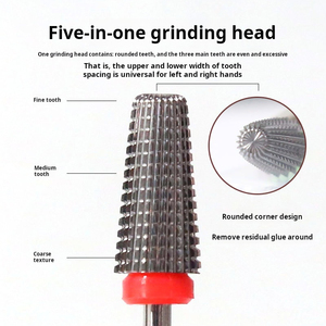 Tungsten Carbide Nail <b>Drill</b> Machine US Plug Professional Gel Polish Remover Grinding Tool - Product Image 5