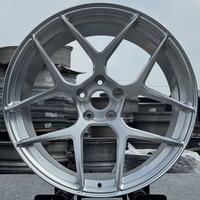 Roues monobloc en alliage d'aluminium 6061-T6 Jantes personnalisées 17 19 20 21 22 24 26 pouces 5x108 5x114.3 Roues de voiture de tourisme forgées brossées