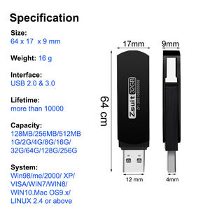 Clés USB personnalisées avec logo, capacité réelle, les moins chères, vente en gros de gadgets électroniques, 8 Go, 16 Go, 32 Go - Product Image 6