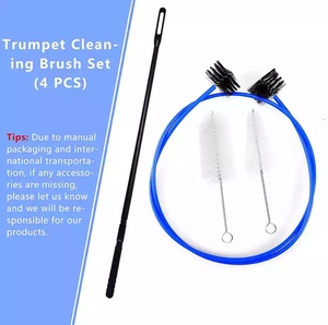 Kit de Limpieza y Reparación para <span class=keywords><strong>Trompeta</strong></span> Azul, Cepillo para Piezas Musicales - Product Image 5