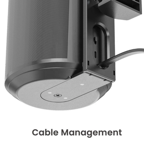 Support mural pour haut-parleur en gros, pivotant, inclinable, réglable, simple, en métal noir, facile à <span class=keywords><strong>installer</strong></span>, pour <span class=keywords><strong>Sonos</strong></span> Era 100 - Product Image 4