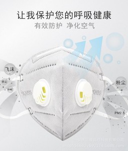 Masque de soudage d'usine appareil respiratoire équipement de protection individuelle avec deux valves - Product Image 3