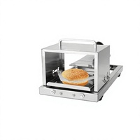 Coupe-pain manuel en acier inoxydable de qualité supérieure, pour boulangerie, facile à utiliser, longue durée de vie, sûr et fiable pour les pains à burger, les bagels, le pain