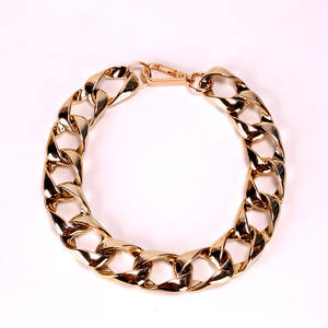 European American Fashion <b>Chunky</b> Chain Choker Gold <b>Silver</b> Zinc Alloy Party <b>Necklace</b> Geometric Design CCB Short Neckwear - Product Image 5