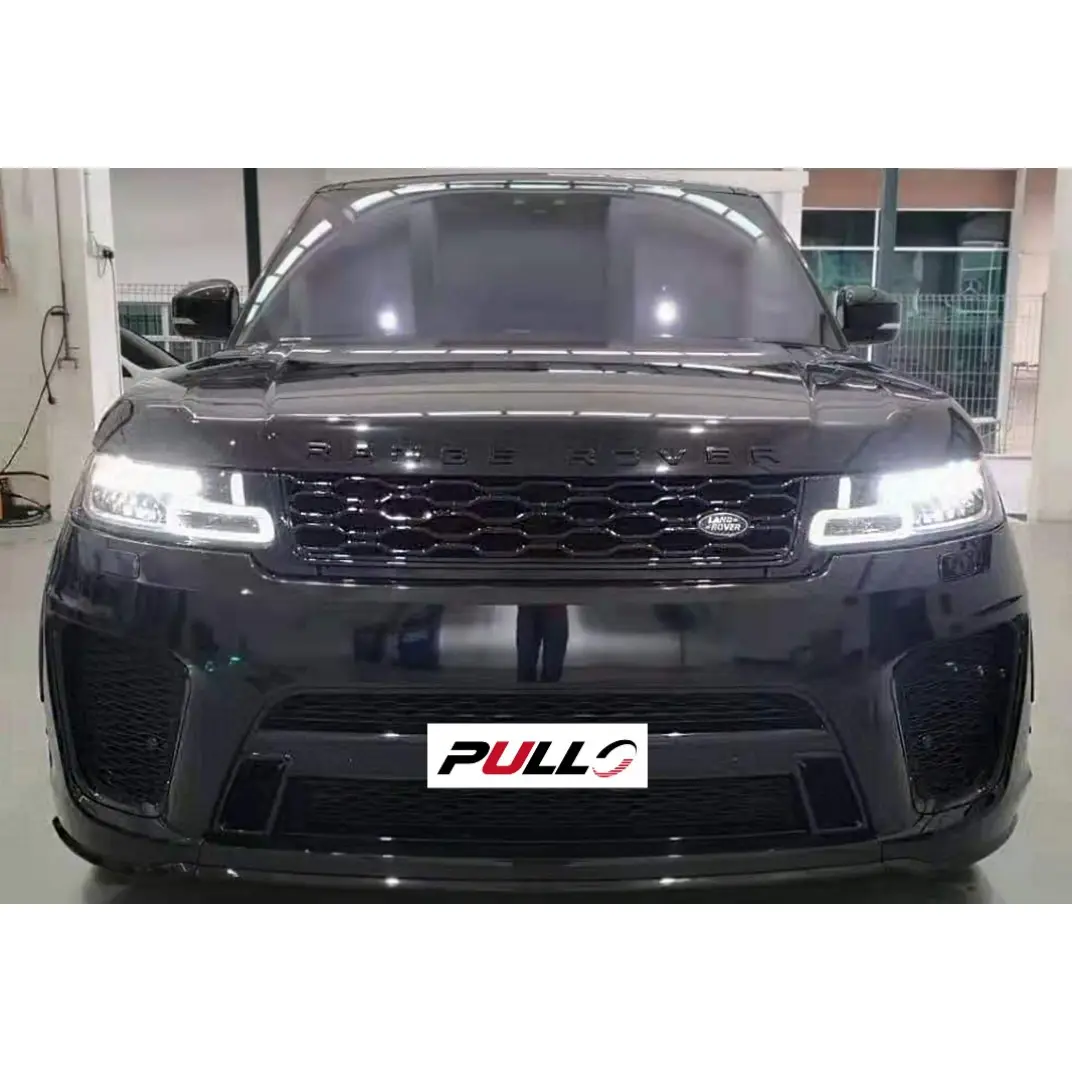 Sıcak satış otomatik vücut sistemleri ile ön ve arka tampon ve ızgara Range Rover Sport 2014-2017 için modifiye 2018 SVR tarzı