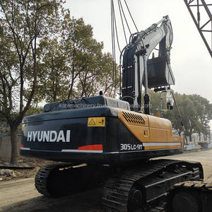 Excavatrice Hyundai 305LC-9T d'occasion à haut rendement, origine coréenne, pelle hydraulique sur chenilles de haute qualité, moteur Cummins, composant de base - Product Image 2