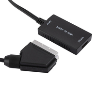 Convertidor de Cable Scart a HDMI para Reproductor de DVD Sky, PS3, Xbox, STB para Visualización en Televisores HD (conexión y uso inmediata) Dispositivos de Audio y Video