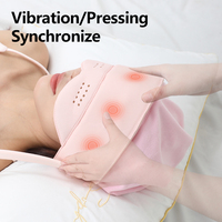 2 in1 Luftkopf-und Augen massage gerät 6-Zonen-Luftdruckzirkulation Vibrations airbag massage Drei dimensionales Knetkopf massage gerät