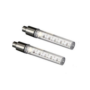 Luz LED para Válvula de Bicicleta, 6 Modos, Impermeable, de Plástico, con Batería, Equipo de Ciclismo, Par - Product Image 1