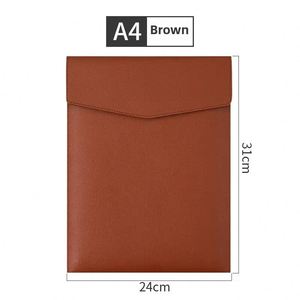 Custom Printing Waterproof A4 Envelope Document Bag Magnetic Buckle Business Information <b>File</b> Holder PU Leather <b>File</b> <b>Folder</b> - Product Image 5