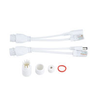 Divisor Poe impermeable 5V 9V 12V 24V 48V con inyector adaptador Poe macho y hembra para cámara al aire libre