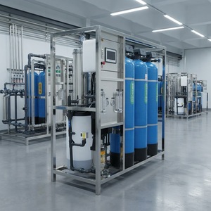 Planta de Tratamiento de Agua por Ósmosis Inversa Industrial 4040 RO, Sistema de Membrana de Ósmosis Inversa de 500L, Equipo de Purificación de Agua de Plástico para Hoteles - Product Image 2