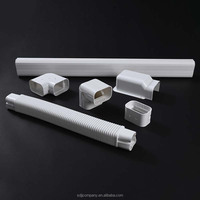Gaine de protection souple en PVC pour conduits de climatisation mini-split extérieurs - Moulée par injection, haute stabilité structurelle, résistante à l'abrasion, Chine