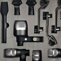 Microphone SOUNDMARK CX-608 en alliage d'aluminium noir avec connecteur XLR 48V DC